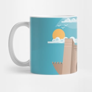 Moroccan Cities illustration, best gift for morocco lovers Mug